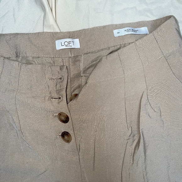 Loft Linen High Rise Trouser - Picture 1 of 3